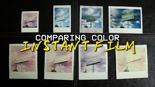 watch this before you start instant photography | Instant Film Comparison FujiFilm Instax v Polaroid