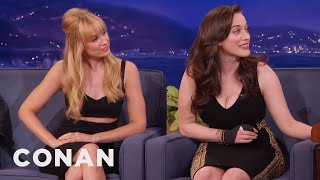 Kat Dennings \u0026 Beth Behrs' Crazy Drunk Personalities | CONAN on TBS