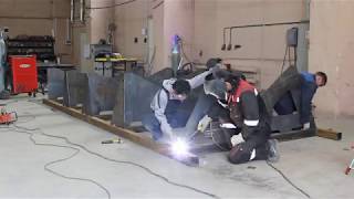 Welding building berth for TEKNOMAR 777 CABINN