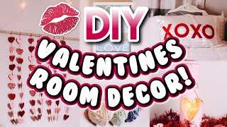 DIY VALENTINE'S DAY ROOM DECOR! | Easy and cheap decor ideas 2019!