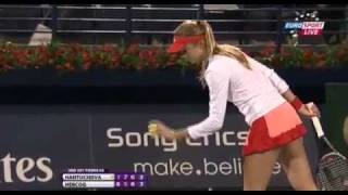 Daniela Hantuchová vs. Polona Hercog last tiebreak Dubai Tennis Championships 2012