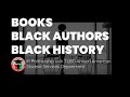 📚 Books, Black Authors, Black History - A Broadcast with Trehon Coleman (4K)