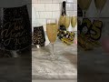 kick off the new year with these diy glitter wine glasses 🥂 diy shorts newyear 2025