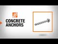 Types of Masonry and Concrete Anchors | The Home Depot