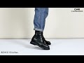 8cm 3.15inches chamaripa black casual boots for men