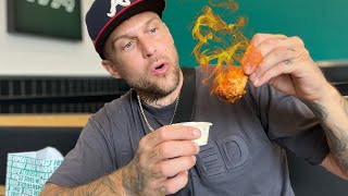 TRYING ATOMIC WINGS 🔥🥵 COULD I HANDLE IT? @wingstop