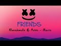 Marshmello, Anne-marie - Friends (Lyrics)
