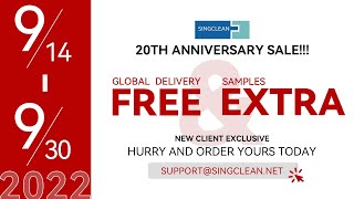 Singclean 20th Anniversary Epic Sale