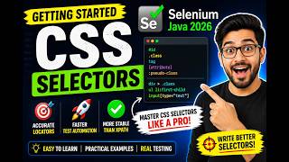 107. Getting Started - CSS Selectors (Selenium Java 2026)