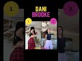 Dani Klieber 🥰💥 vs. Brooke Monk 😎🤩 Dance Tell ur GF Rate 1👇 or 2👇 #tiktok #dance #fyp #shorts
