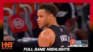 OKC Thunder vs NY Knicks 1.8.20 | Full Highlights