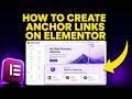 How to Create Anchor Links on Elementor (FAST & EASY)