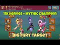 Lords Mobile - Full mythic chamion zeroed on fury. And how not to take rally party