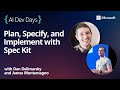 Plan, Specify, and Implement with Spec Kit