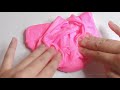 【asmr】ショッキングピンクスライム 樹脂粘土【音フェチ slime 슬라임】