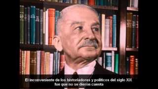 Ludwig Von Mises en la Mont Pelerin Society en 1958.