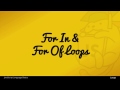 JavaScript Loops You Never Knew About!!! For In and For Of Loops