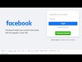 Creating Facebook Login Page Clone with HTML and CSS| Mastering Login Page Design