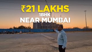 Mumbai 1bhk only at 21 lakhs with 375 usable Carpet Area |☎️76669 93700 |☎️99203 54822|