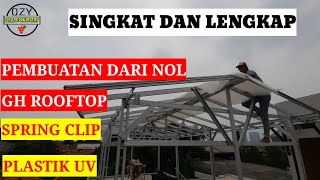 PROSES MEMBUAT GREEN HOUSE DI ATAP RUMAH DARI NOL SAMPAI JADI .