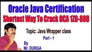 Java tutorials || Java Wrapper class Part - 1|| by Durga Sir