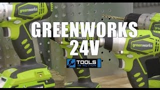 Greenworks 24V Drill and Impact Driver