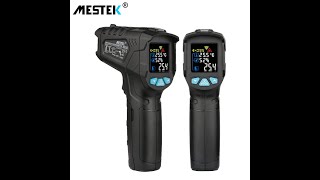 MESTEK Infrared Thermometer 50~800C Digital Humidity Meter Hygrometer 12 Point Temperature Test