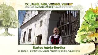 2. osztály - Bartos Ágota Boróka