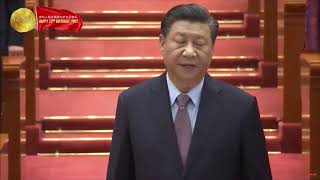 Mao Zedong declares the establishment of the PRC + China National Anthem