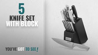 Top 10 Knife Set With Block [2018]: Cuisinart C77SS-15PK 15-Piece Stainless Steel Hollow Handle