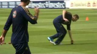 Training Day with Michael Clarke - Ashes 2009