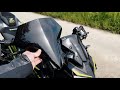 Kawasaki Z900 bringt das hohe Windschild was ? Test des hohen Zubehör Windschildes