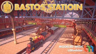 Bastos Station with UModeler in Unity.