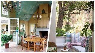 75 Mediterranean Porch Design Ideas You'll Love ➤