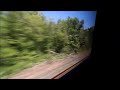 amtrak hd riding train 64 the maple leaf from rochester to new york penn 6 3 13