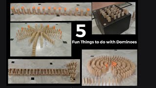 5 Fun Things to do with Dominoes (Oddly satisfying)
