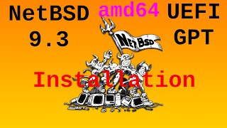 NetBSD 9.3 amd64 UEFI-GPT Installation