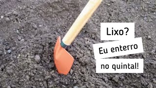 Como fazer COMPOSTAGEM em casa (vídeo 1)