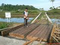 pembangunan jembatan kecil