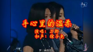 手心里的温柔，万人合唱，万人感动#刀郎