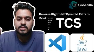 Easy Java Program to Print Reverse Right Half Pyramid | Pattern Problem Solved