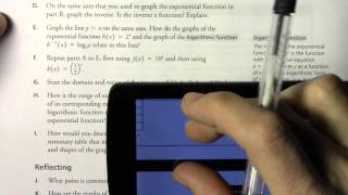 8.1 Exploring the Logarithmic Function