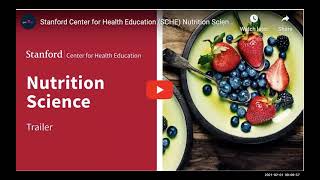 An Overview of Science of Nutrition