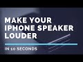 How to make your phone speaker louder! #Shorts