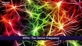 Genius Frequency: 60Hz Hyper Gamma Binaural Beats | Activate 100% Brain Power for Studying and Focus