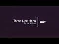 Hamburger Icon Animation | HTML & CSS