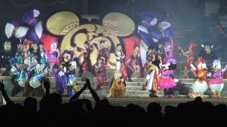 TDL ディズニー夏祭り2013「爽涼鼓舞The Finalのクライマックス部分」