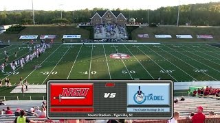 NGU Football 2016 - North Greenville vs. The Citadel Highlights