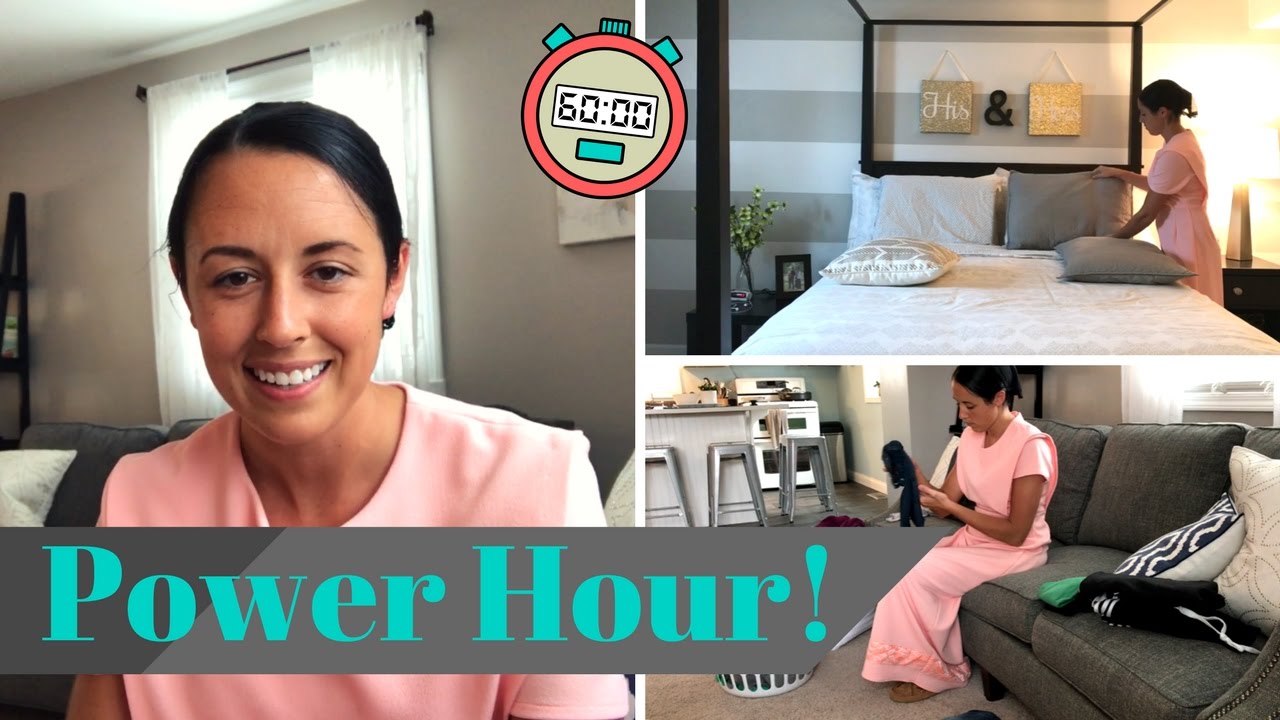 Power Hour Speed Cleaning Household Chores Youtube