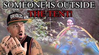 TERRIFYING Overnight Camping Experience - Someone Was Outside The Tent! Very Scary!